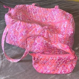 Vintage Vera Bradley Set (Purse and Travel Bag)